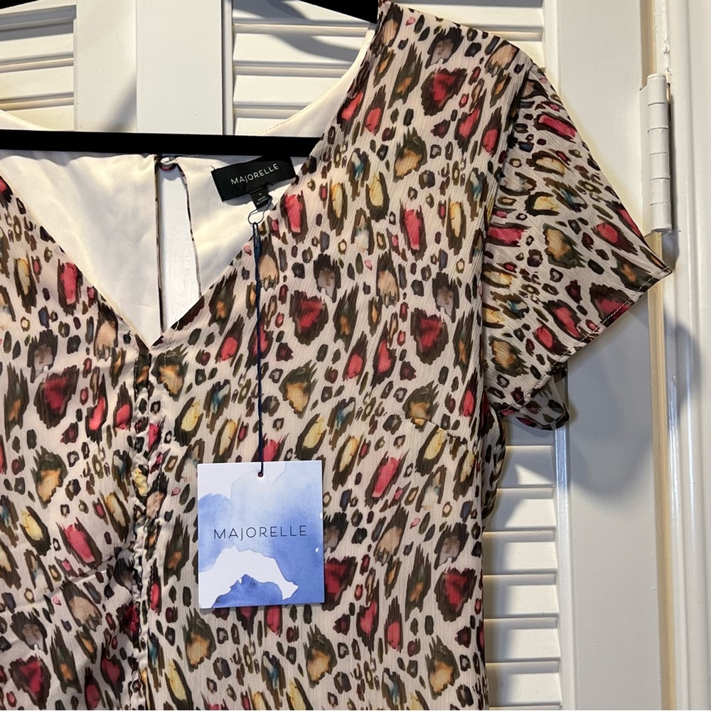 Majorelle Talia Leopard Dress